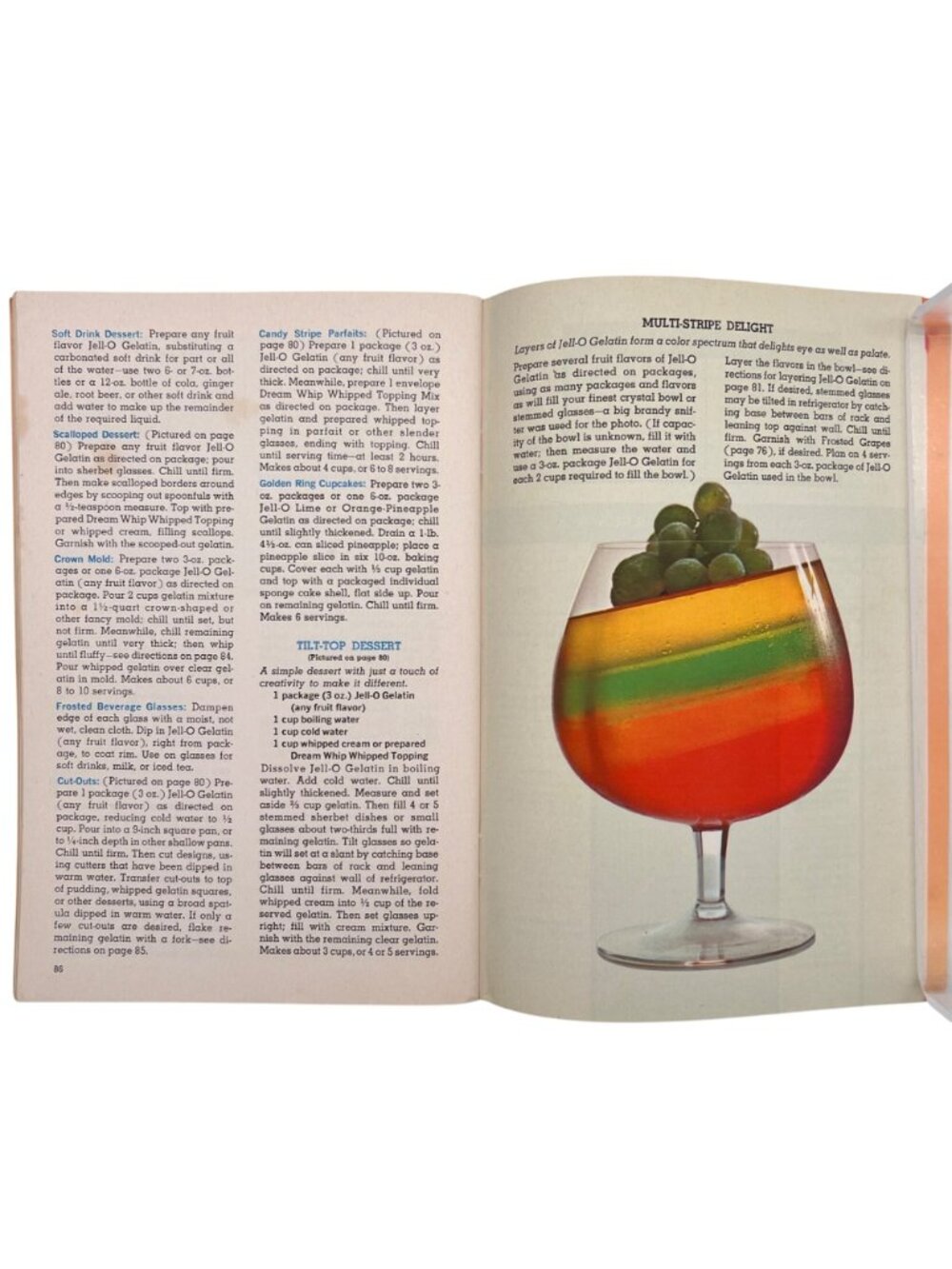 Joys Of Jell-O Vintage Recipe Booklet 5th Edition & Jell-O Brand Gelatin Leaflet - Picture 7 of 13